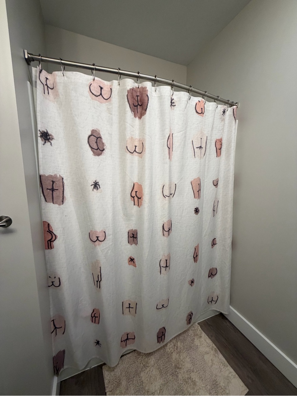 Booty Shower Curtain